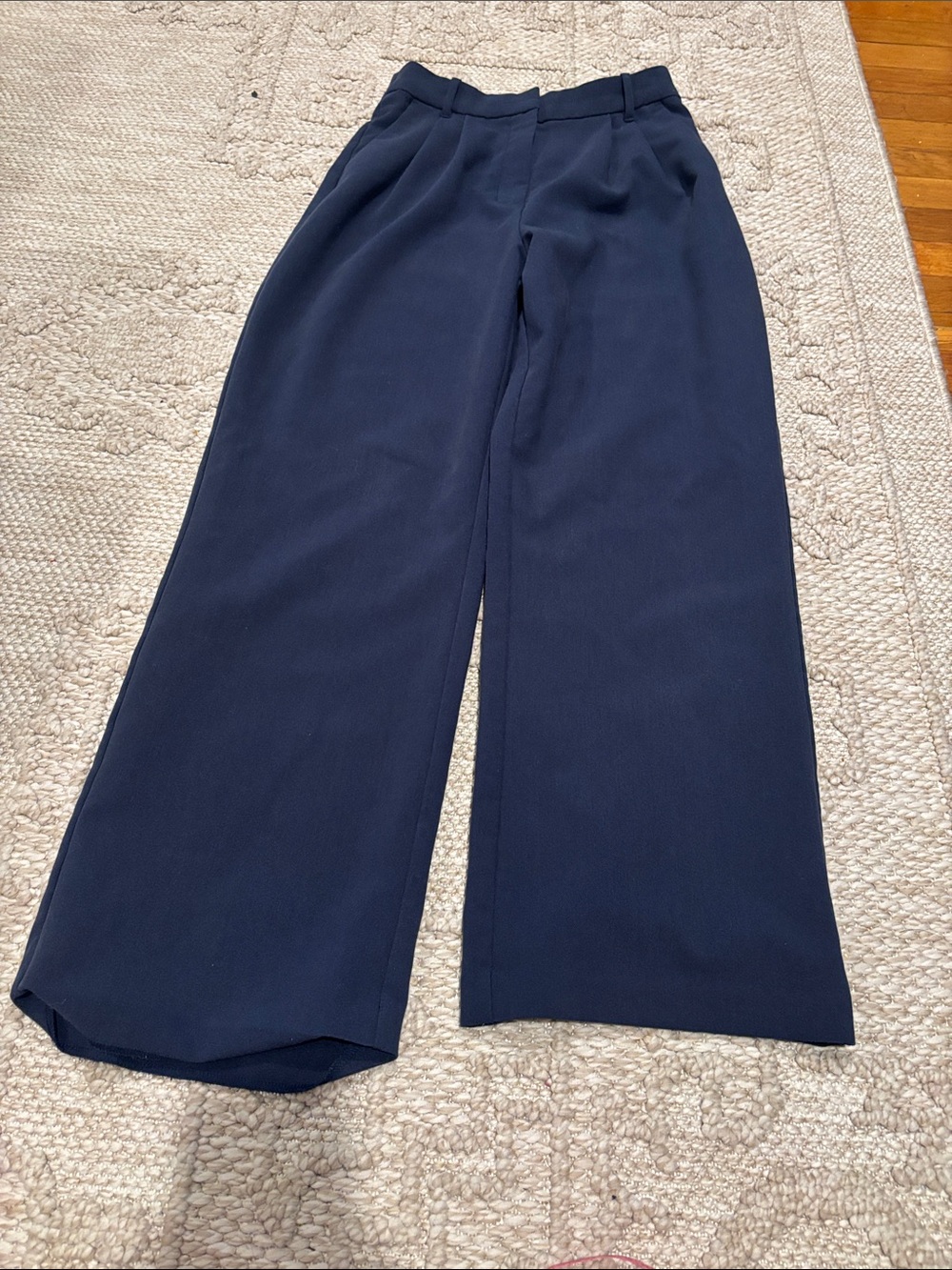 Abercrombie & Fitch Navy Wide-Leg Girls' Pants